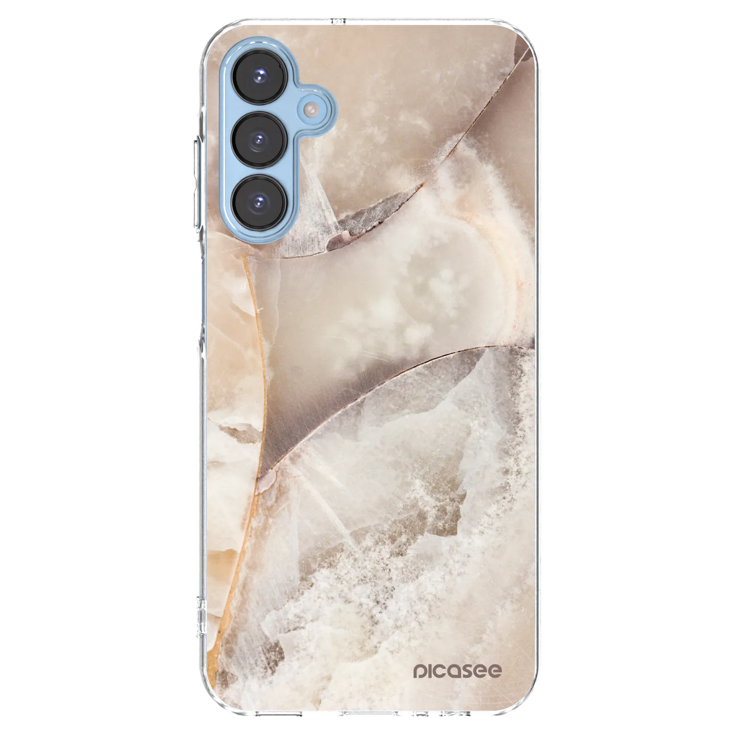 Picasee silikonska prozirna maskica za Samsung Galaxy A15 A156B 5G - Cream marble