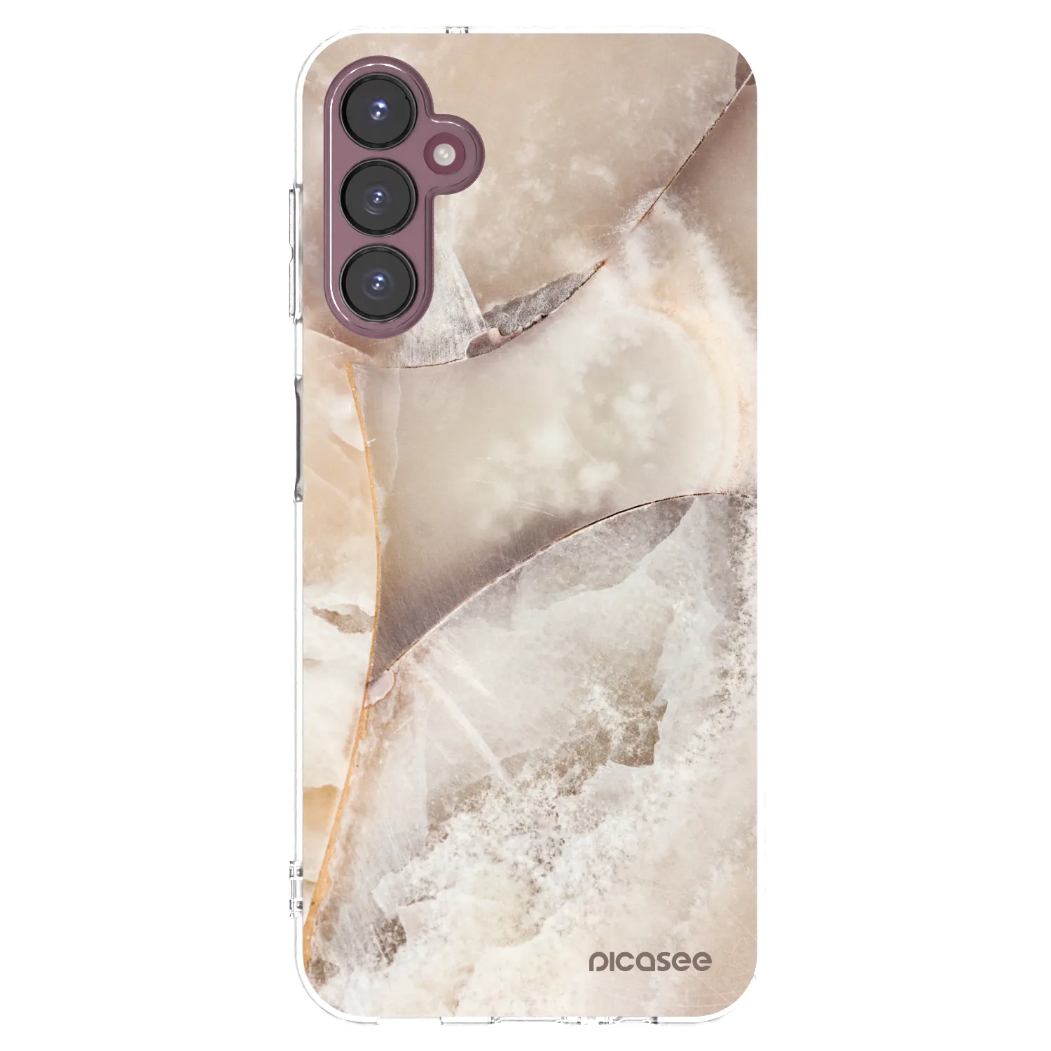 Picasee silikonska prozirna maskica za Samsung Galaxy A05s A057G - Cream marble