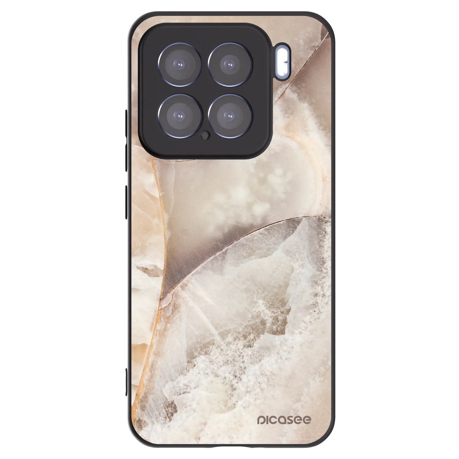 Picasee crna silikonska maskica za Xiaomi 15 - Cream marble