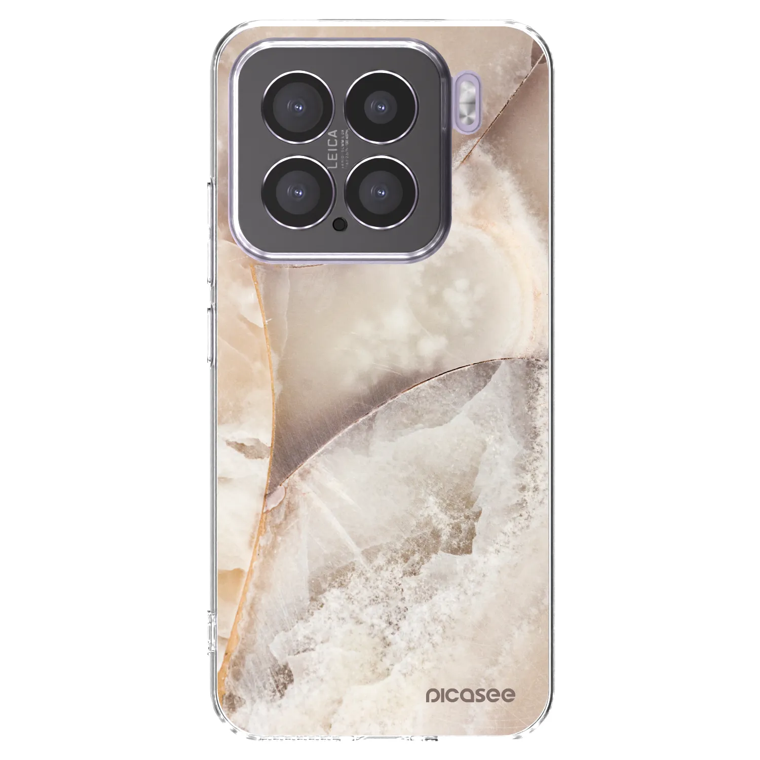Picasee silikonska prozirna maskica za Xiaomi 15 - Cream marble