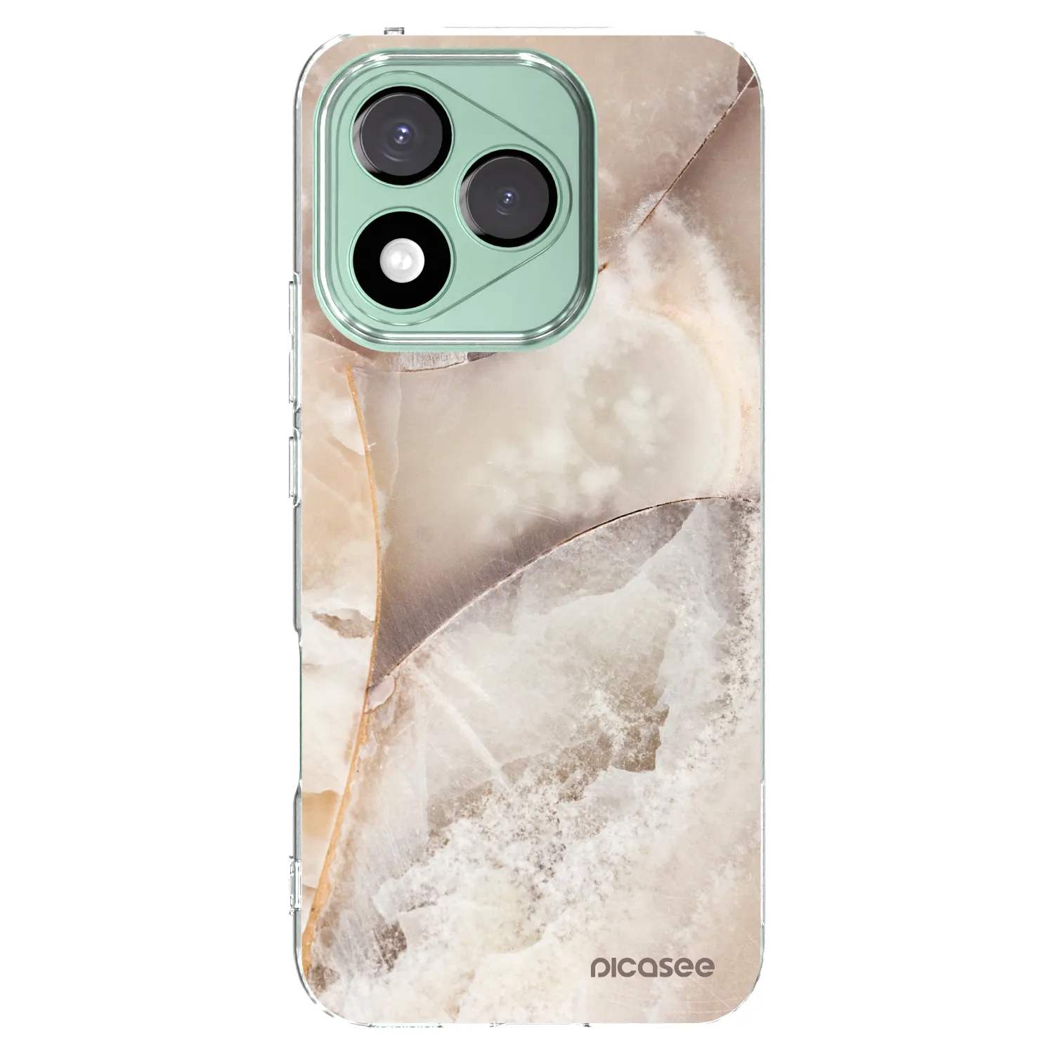 Picasee silikonska prozirna maskica za Honor 400 Lite 5G - Cream marble