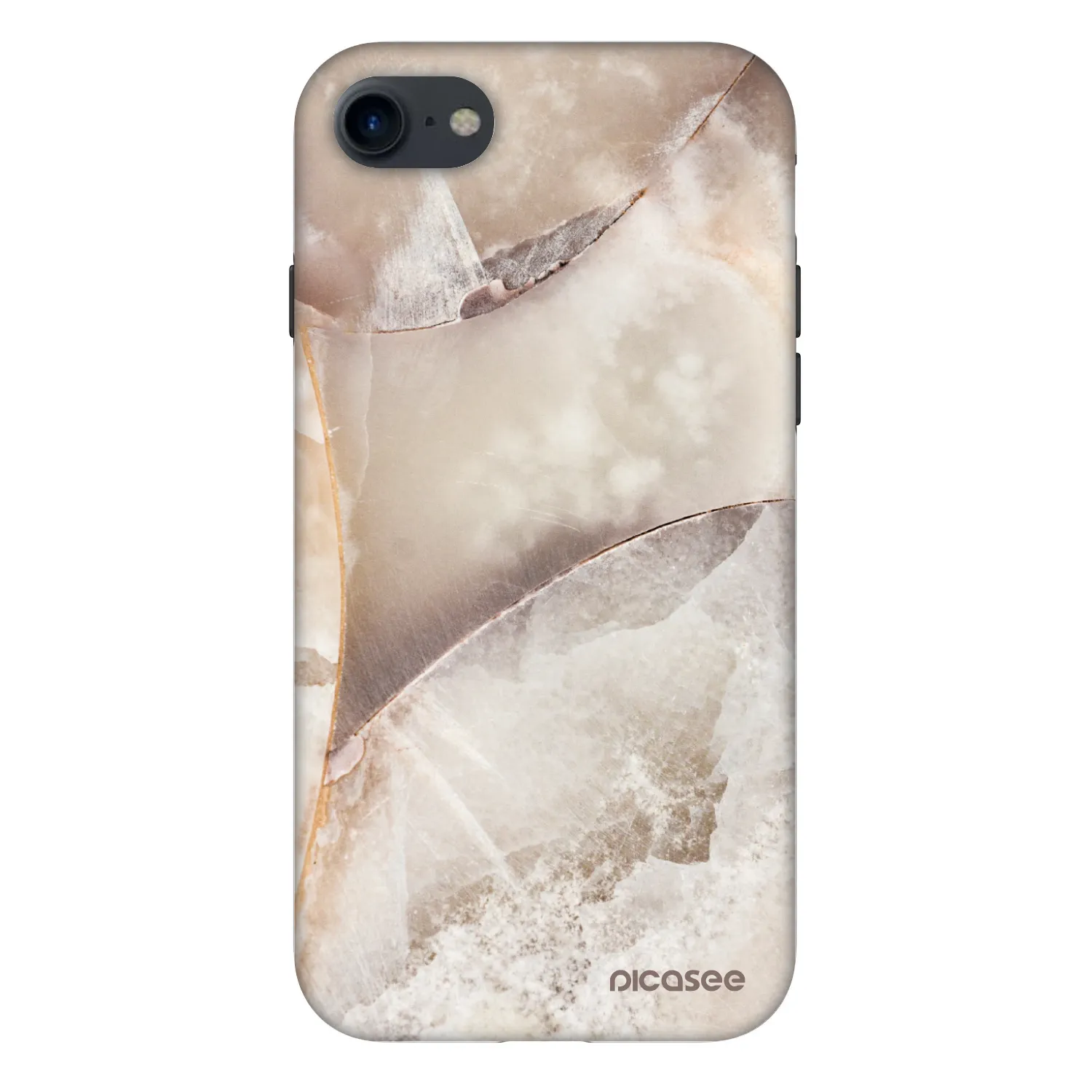 Picasee Fashion Case za Apple iPhone SE 2020 - Cream marble