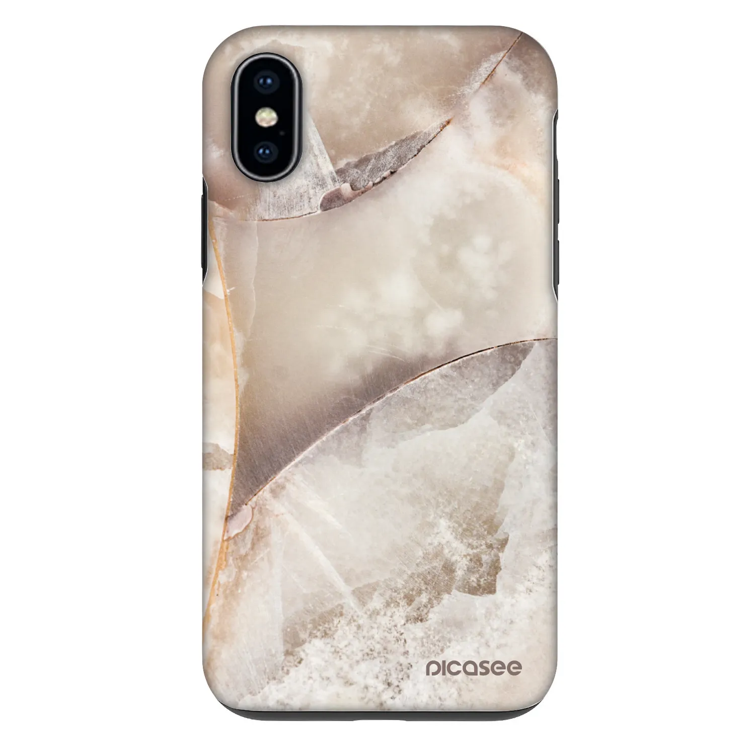 Picasee Fashion Case za Apple iPhone X/XS - Cream marble