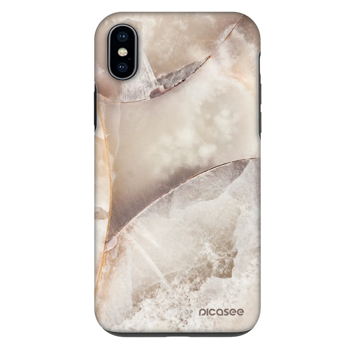 Picasee Fashion Case za Apple iPhone XS Max - Cream marble