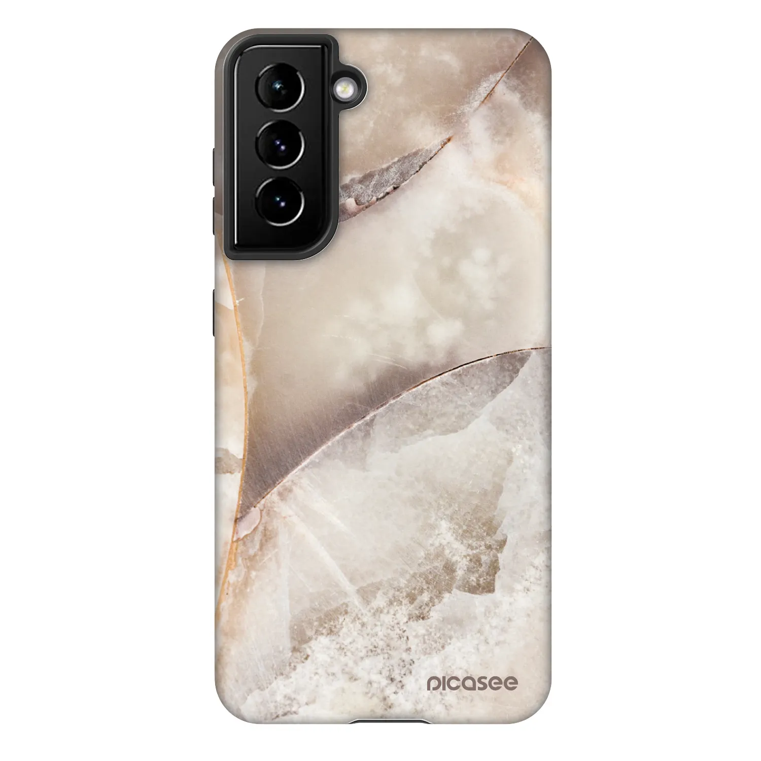 Picasee Fashion Case za Samsung Galaxy S21 5G G991B - Cream marble