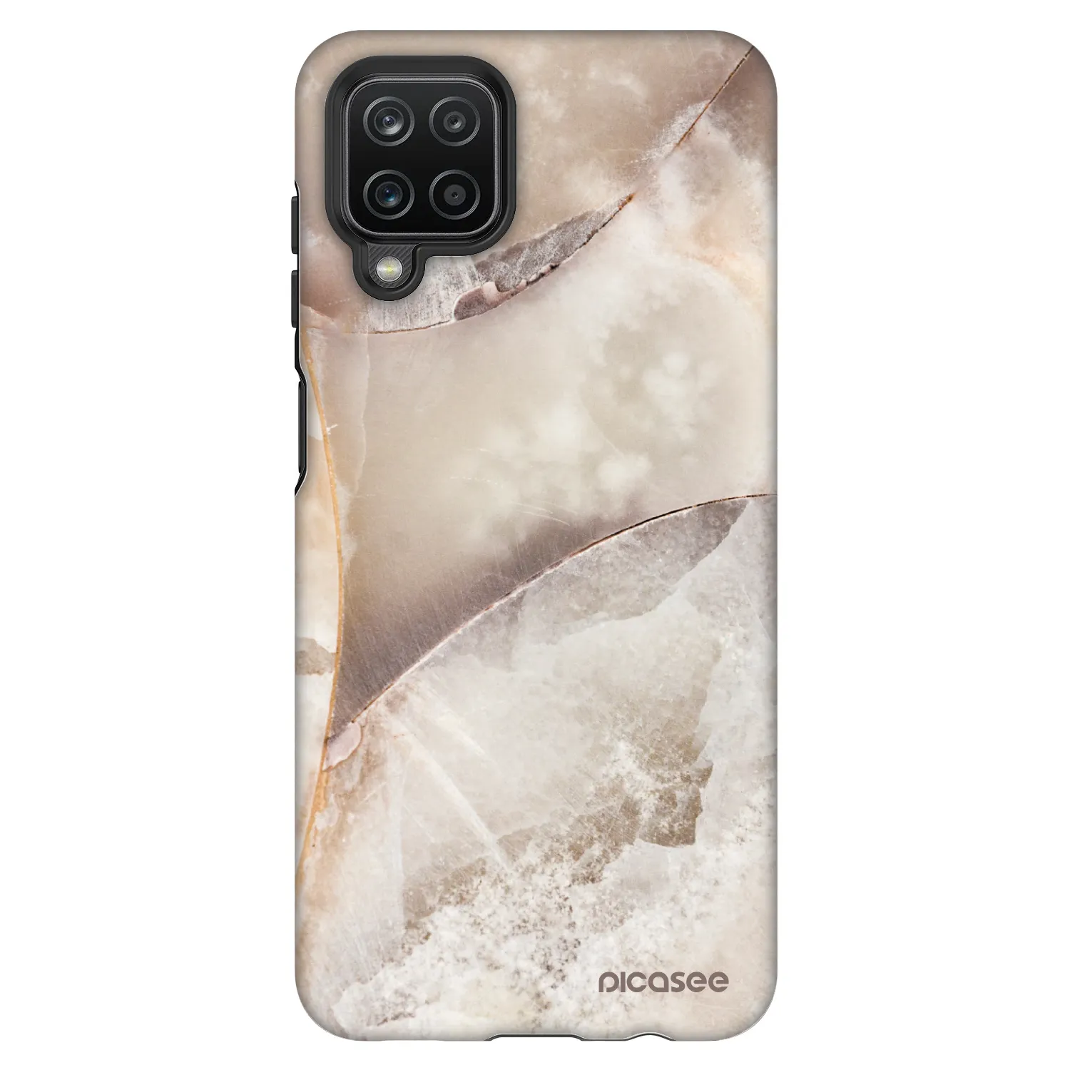 Picasee Fashion Case za Samsung Galaxy A12 A125F - Cream marble