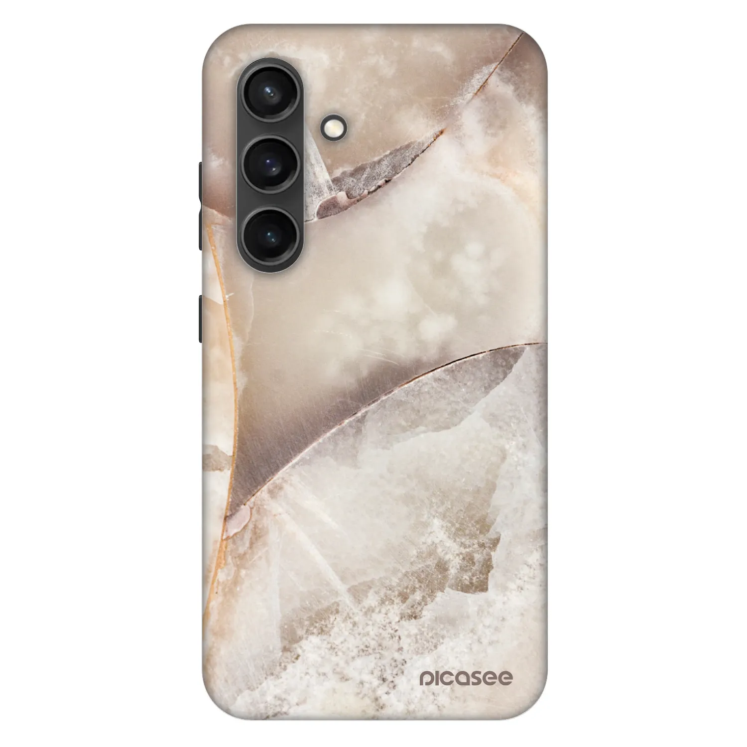 Picasee Fashion Case PowerShare pro Samsung Galaxy S24 S921B 5G - Cream marble