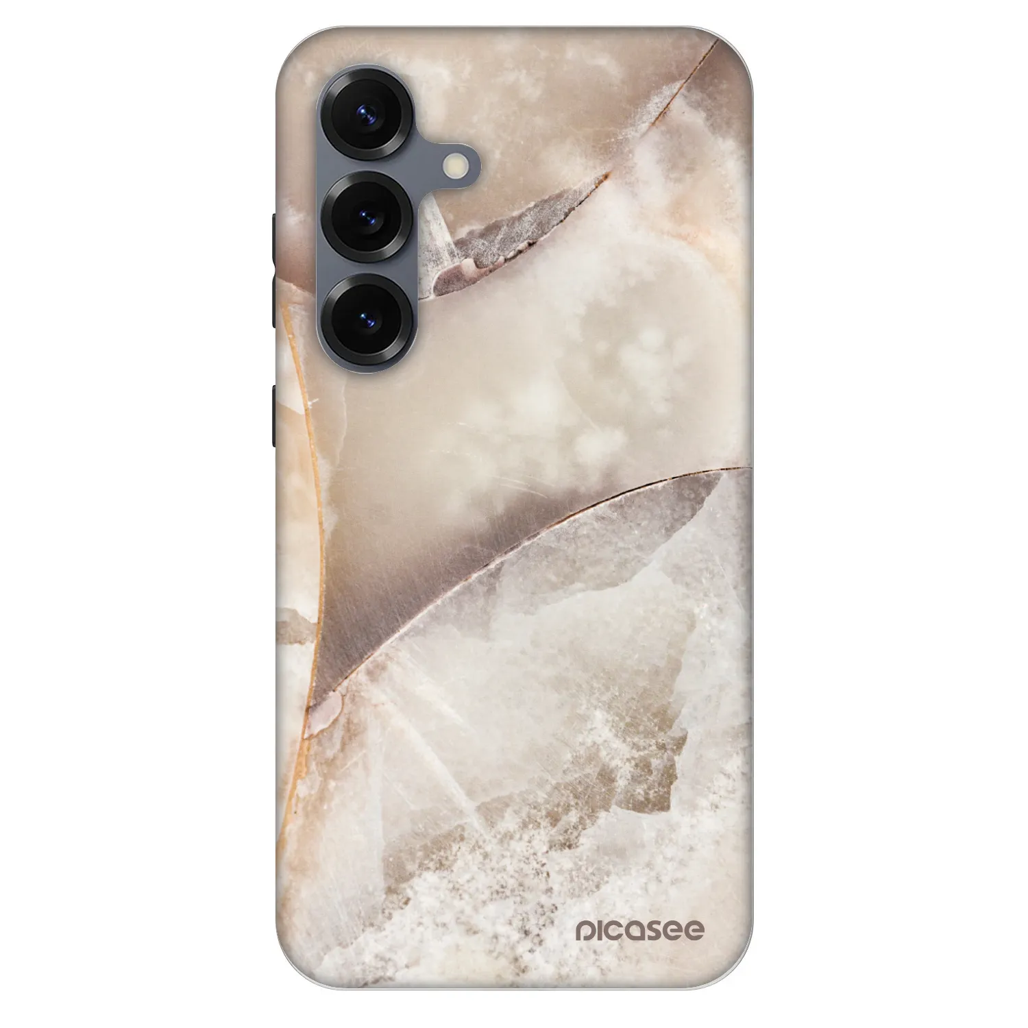 Picasee Fashion Case PowerShare pro Samsung Galaxy S25 5G - Cream marble