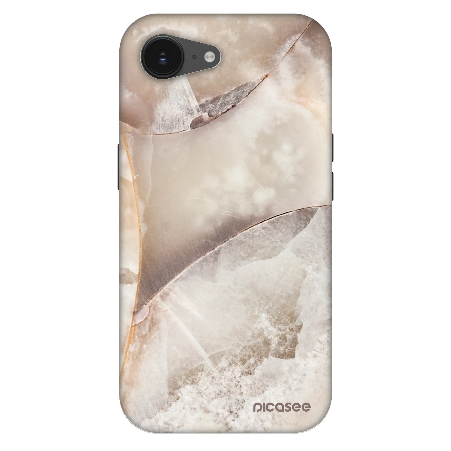 Picasee Fashion Case MagSafe za Apple iPhone 16e - Cream marble