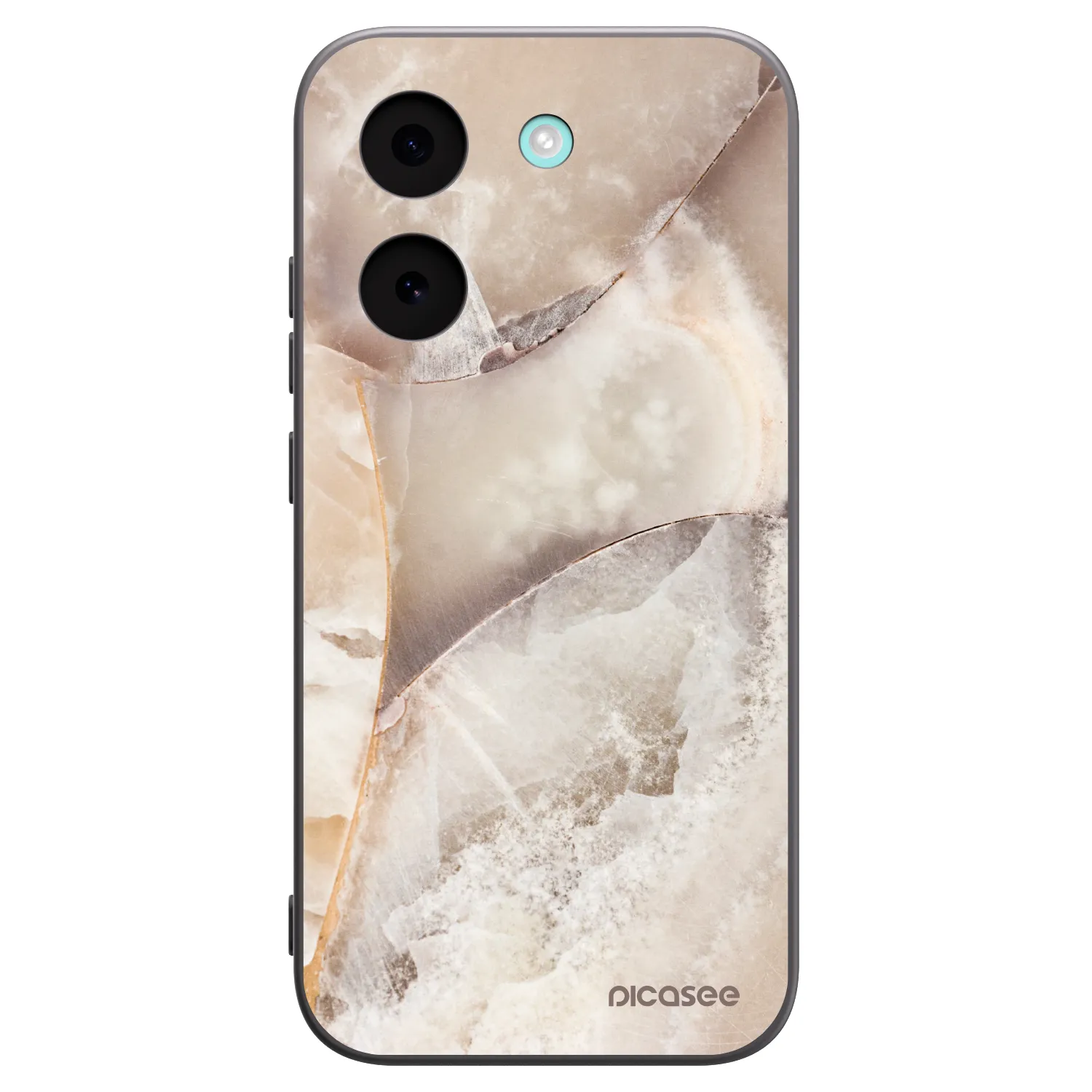 Picasee crna silikonska maskica za Xiaomi Poco X8 Pro - Cream marble