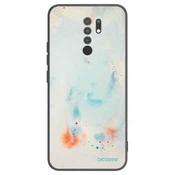 Picasee crna silikonska maskica za Xiaomi Redmi 9 - Splash