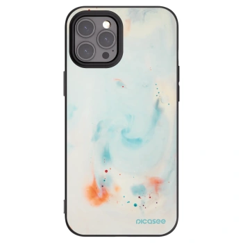 Picasee crna silikonska maskica za Apple iPhone 12 Pro Max - Splash