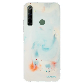 Picasee silikonska prozirna maskica za Realme 6i - Splash