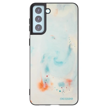Picasee crna silikonska maskica za Samsung Galaxy S21+ 5G G996F - Splash