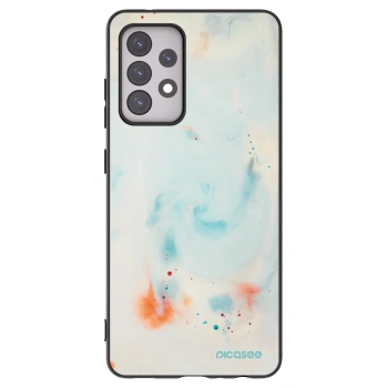 Picasee crna silikonska maskica za Samsung Galaxy A52 5G A525F - Splash