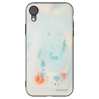 Picasee crna silikonska maskica za Apple iPhone XR - Splash