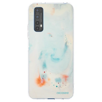 Picasee silikonska prozirna maskica za Realme 7 - Splash