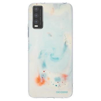 Picasee silikonska prozirna maskica za Vivo Y20s - Splash