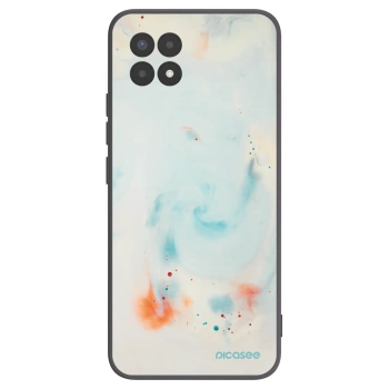 Picasee crna silikonska maskica za Realme 8i - Splash