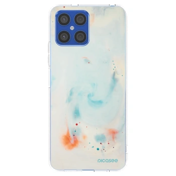 Picasee silikonska prozirna maskica za Honor X8 4G - Splash