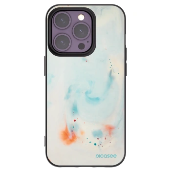 Picasee crna silikonska maskica za Apple iPhone 14 Pro - Splash