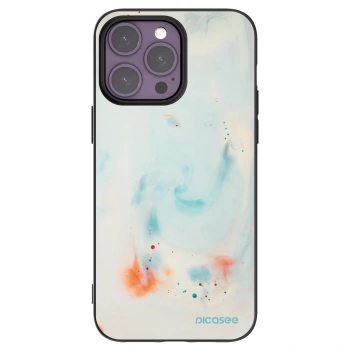 Picasee crna silikonska maskica za Apple iPhone 14 Pro Max - Splash