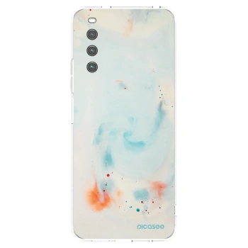 Picasee silikonska prozirna maskica za Sony Xperia 10 IV 5G - Splash