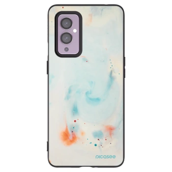 Picasee crna silikonska maskica za OnePlus 9 - Splash