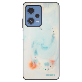 Picasee crna silikonska maskica za Xiaomi Redmi Note 12 Pro 5G - Splash