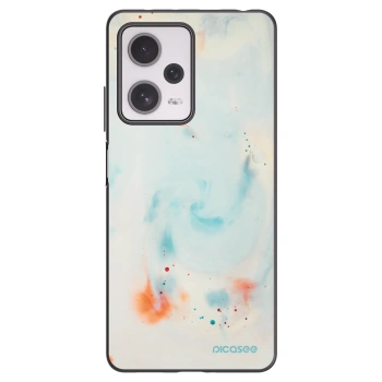 Picasee crna silikonska maskica za Xiaomi Redmi Note 12 Pro+ 5G - Splash