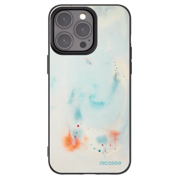 Picasee crna silikonska maskica za Apple iPhone 15 Pro Max - Splash