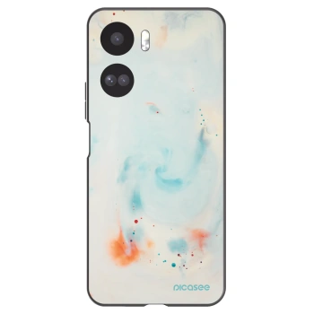 Picasee crna silikonska maskica za Honor 90 Lite 5G - Splash