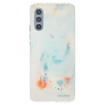 Picasee silikonska prozirna maskica za Motorola Moto G62 - Splash