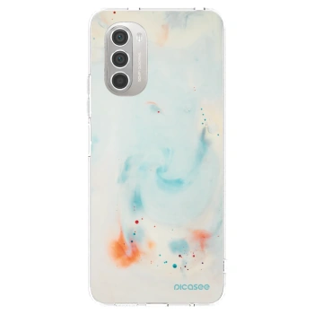 Picasee silikonska prozirna maskica za Motorola Moto G51 - Splash