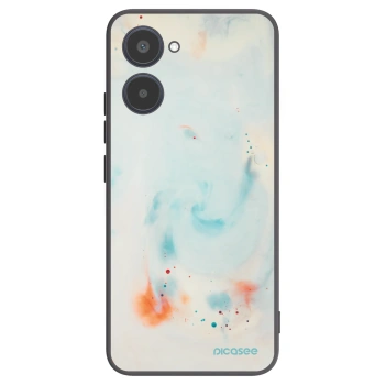 Picasee crna silikonska maskica za Realme 10 4G - Splash