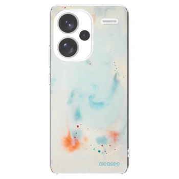 Picasee silikonska prozirna maskica za Xiaomi Redmi Note 13 Pro+ 5G - Splash