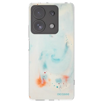 Picasee silikonska prozirna maskica za Xiaomi Redmi Note 13 Pro 4G - Splash