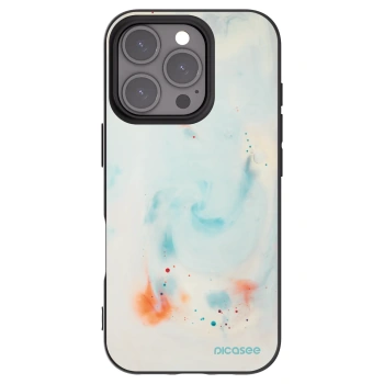 Picasee crna silikonska maskica za Apple iPhone 16 Pro - Splash