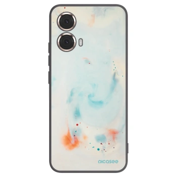 Picasee crna silikonska maskica za Motorola Moto G85 - Splash