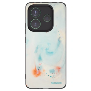 Picasee crna silikonska maskica za Xiaomi Redmi Note 14 5G - Splash