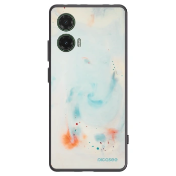 Picasee crna silikonska maskica za Motorola Moto G35 5G - Splash