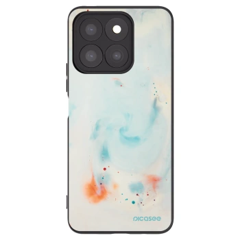 Picasee crna silikonska maskica za Honor X8c - Splash