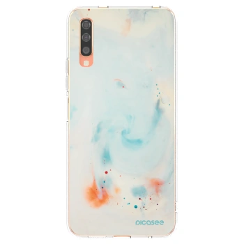 Picasee silikonska prozirna maskica za Samsung Galaxy A70 A705F - Splash