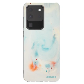 Picasee silikonska prozirna maskica za Samsung Galaxy S20 Ultra 5G G988F - Splash