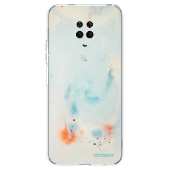 Picasee silikonska prozirna maskica za Xiaomi Redmi Note 9 Pro - Splash