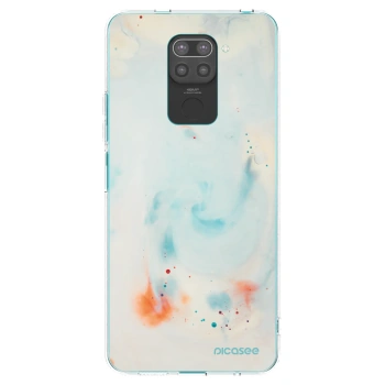 Picasee crna silikonska maskica za Xiaomi Redmi Note 9 - Splash