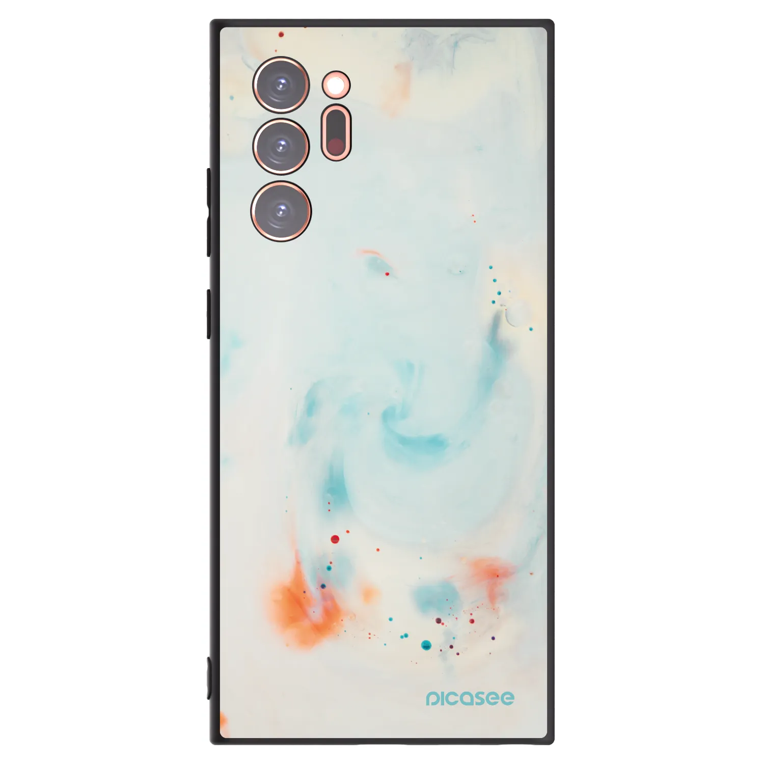 Picasee crna silikonska maskica za Samsung Galaxy Note 20 Ultra - Splash
