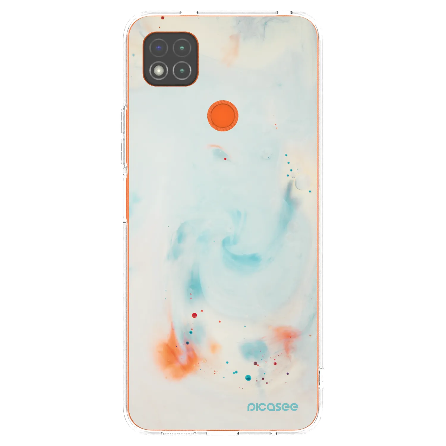 Picasee silikonska prozirna maskica za Xiaomi Redmi 9C - Splash