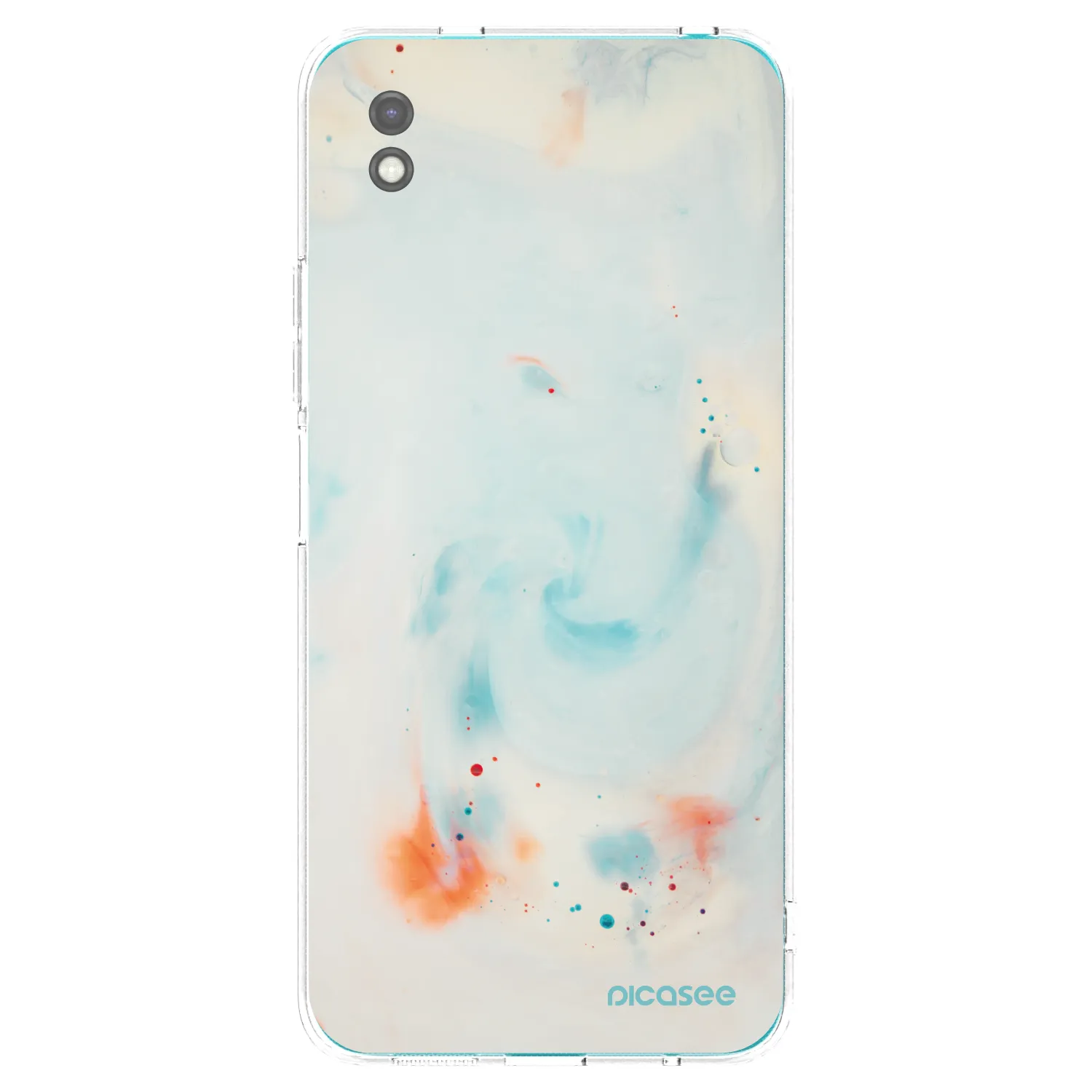 Picasee crna silikonska maskica za Xiaomi Redmi 9A - Splash