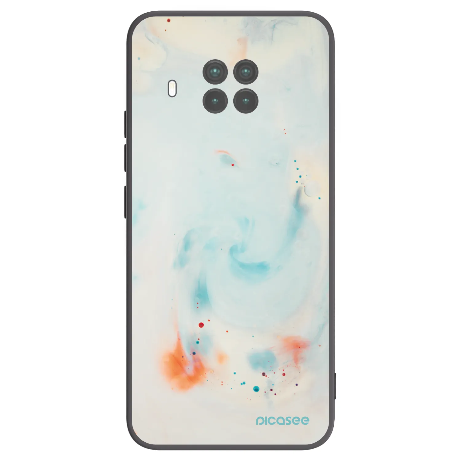 Picasee crna silikonska maskica za Xiaomi Mi 10T Lite - Splash